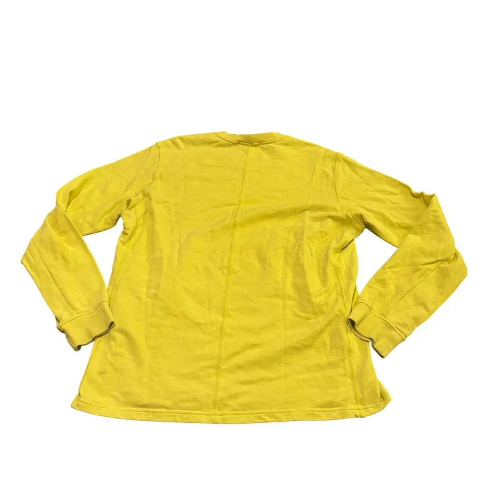 Stone Island Mens Yellow Shadow Project‎ Crew Neck Sweatshirt Zip Pockets XL
